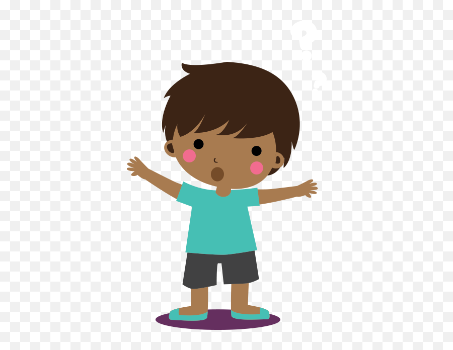 boy talking clipart