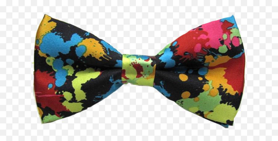 Download Color Splash Bow Tie - Mens Bow Tie Colorful Png Colorful Bow Tie No Background,Black Bow Tie Png