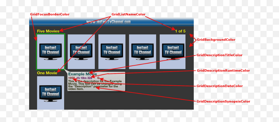 Roku Developer Help - Using Roku Grid Screens Vertical Png,Roku Png