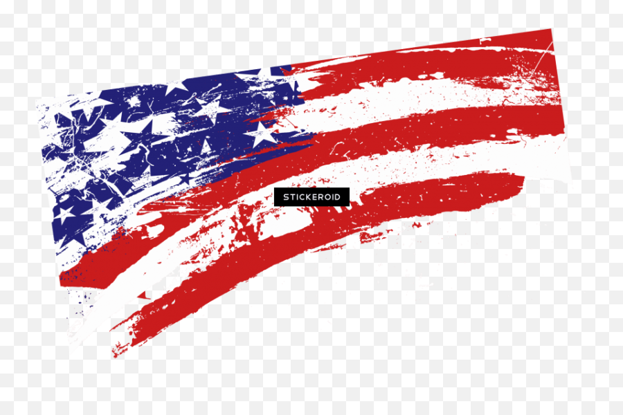 Download Free Png Art American Flag Banner - Clipart American Flag Images Free,U.s. Flag Png