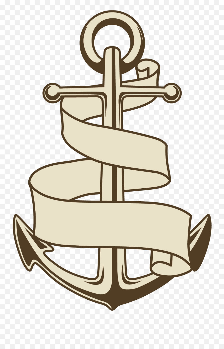 Anchor Download Transparent Png Image Arts - Anchor With Ribbon Clipart,Anchor Transparent