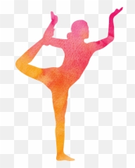 Download Hd Free Silhouette Yoga Poses Png Clipart - In