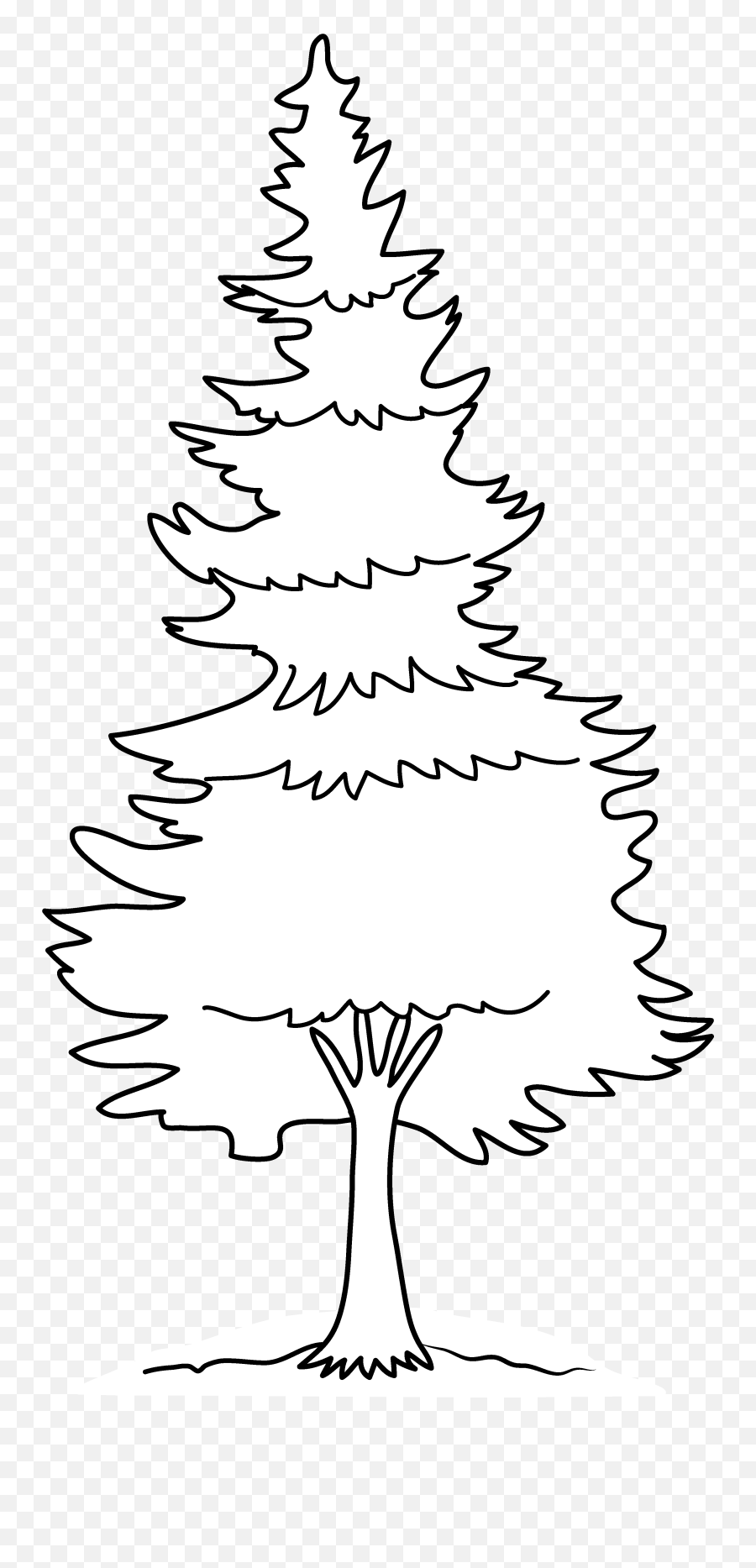 Download Pin Pine Tree Silhouette Clip Art - Pine Tree Clip Pine Tree Tree Coloring Pages Png,Forest Silhouette Png