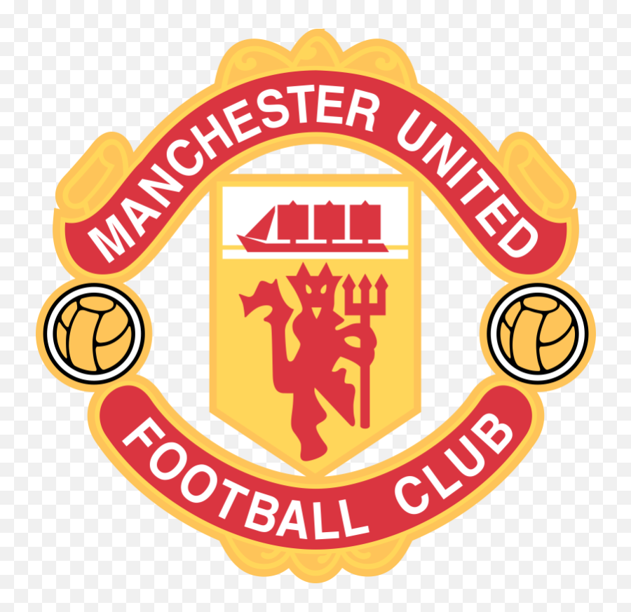 1992 - 93 Manchester United Logo Dls 2018 Full Size Png Manchester United Vintage Logo,Man U Logo Png