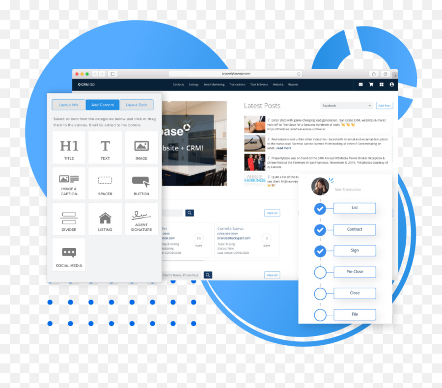 Real Estate Software Crm Back Office Lead Generation - Real Estate Crm Website Png,Website Png