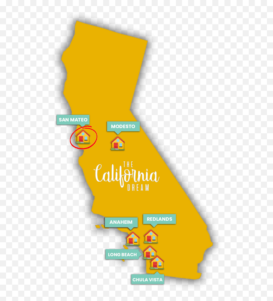 Ca - Draw California Map Kids Png,California Map Png