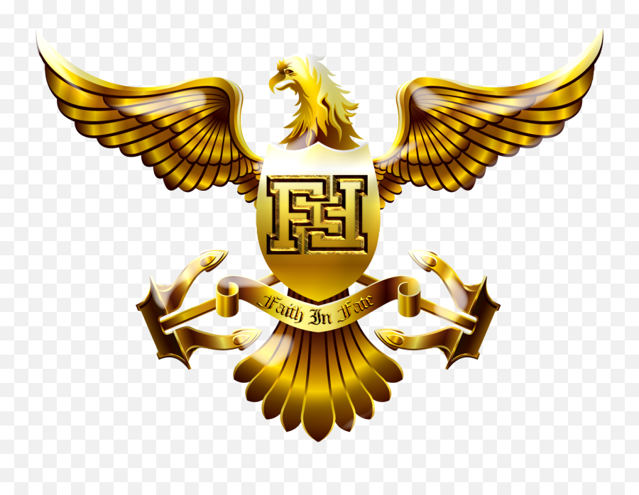 Download Hd Gold Eagle Shield Logo Png - Gold Eagle Shield Gold Eagle Png Logo,Golden Eagle Logo