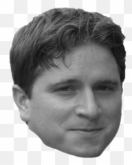 Download Face Twitch Emote Eyebrow Forsen Png Free - Kappa Transparent