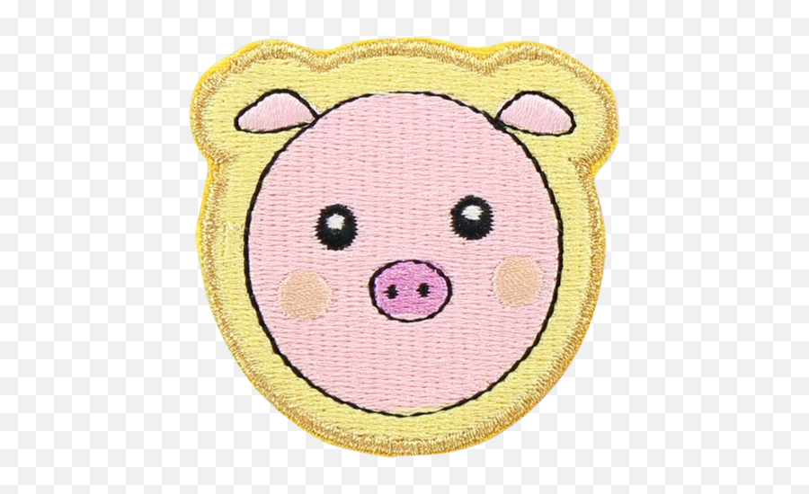 Pig Face Sticker Patch Elephant Stickers Patches - Arbeitsamt Png,Pig Emoji Png