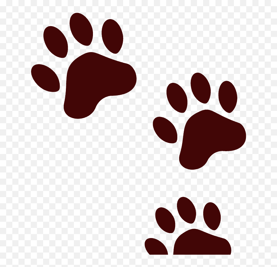 Paw Prints Emoji Clipart Free Download Transparent Png - Bear Footprint Emoji,Paw Prints Transparent