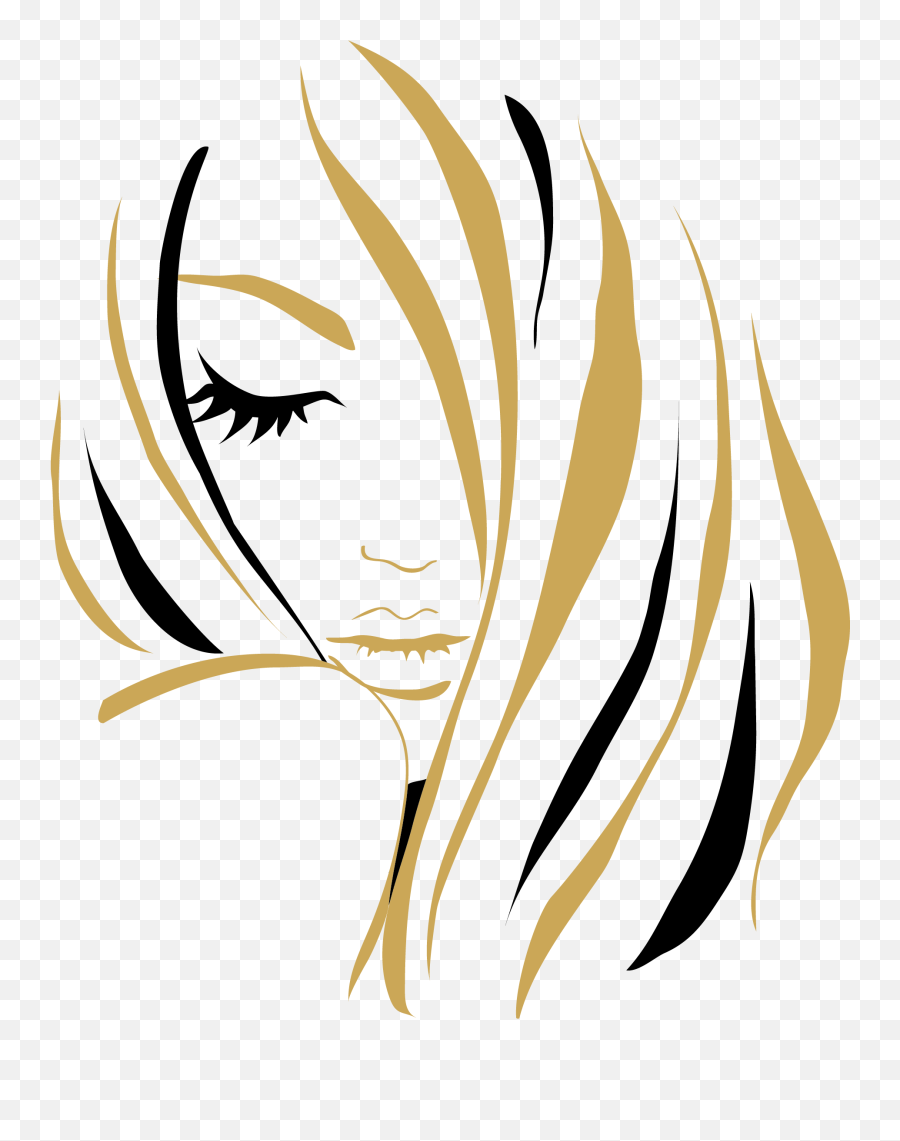 Logo Hair Png Clipart - Full Size Clipart 5653503 Perfil Rostro Silueta De Mujer,Yoko Littner Png