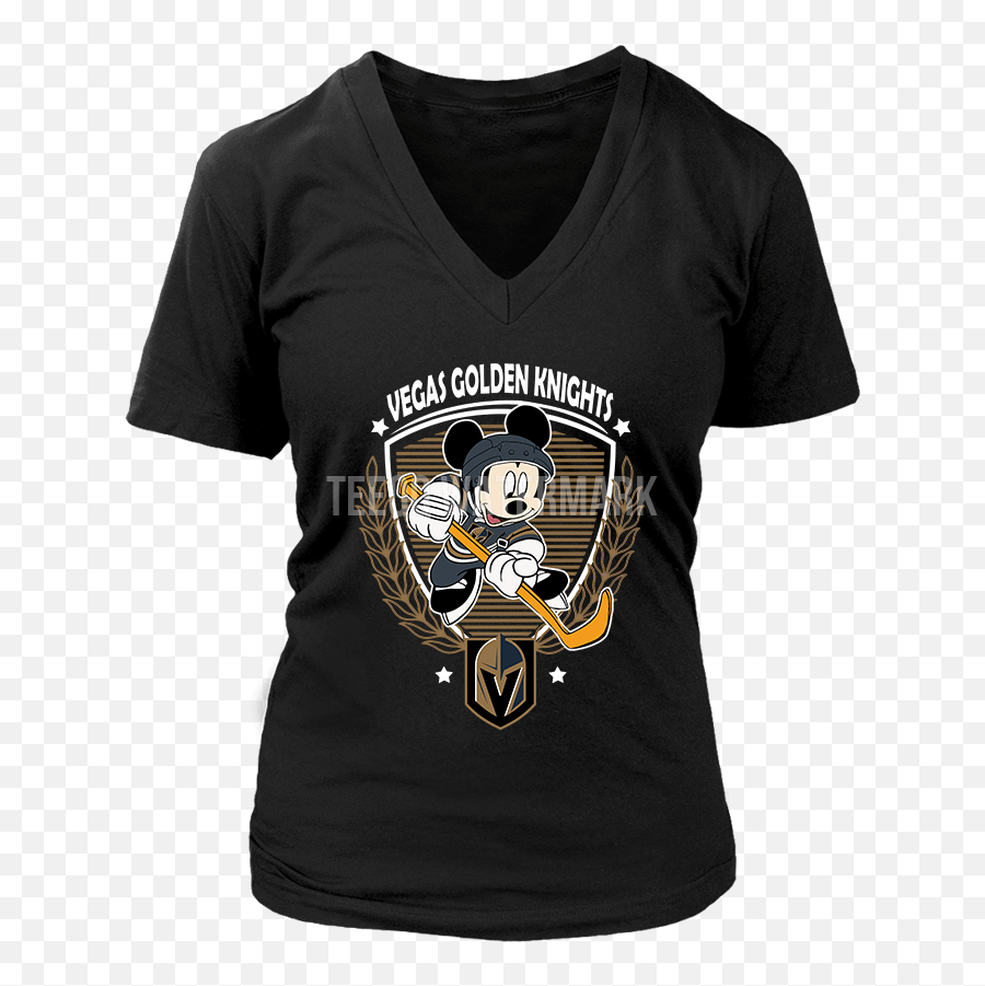 Mickey Mouse Team Vegas Golden Knights Png Logo