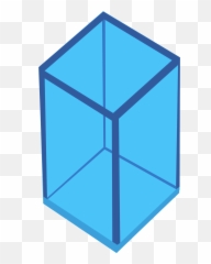 Cube 3d Square Yellow Blue Rectangle - Rectangulo Elongated png