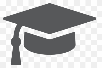 Graduation Cap Icon Grey - Png