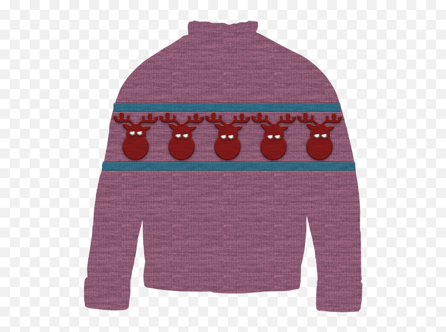 Ugly Christmas Reindeer Sweater Png - Ugly Sweater Transparent Background,Ugly Christmas Sweater Png