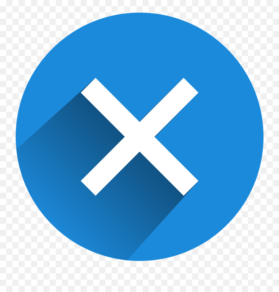 Close Abandoned X - Red Wrong Png,X Icon Png