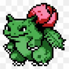 Pixilart - Ivysaur Rbg By Anonymous Pokemon Red And Blue Ivysaur Sprite Png,Ivysaur Png