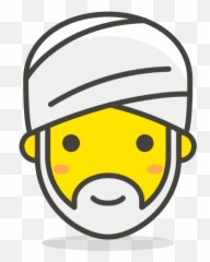 Person Wearing Turban Free Icon Of 780 Vector Emoji - Logo Sorban Vector Png,Turban Png