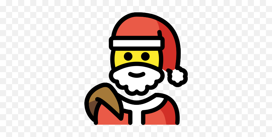 Santa Claus Emoji - Papa Noel Emoji Png,Santa Claus Icon