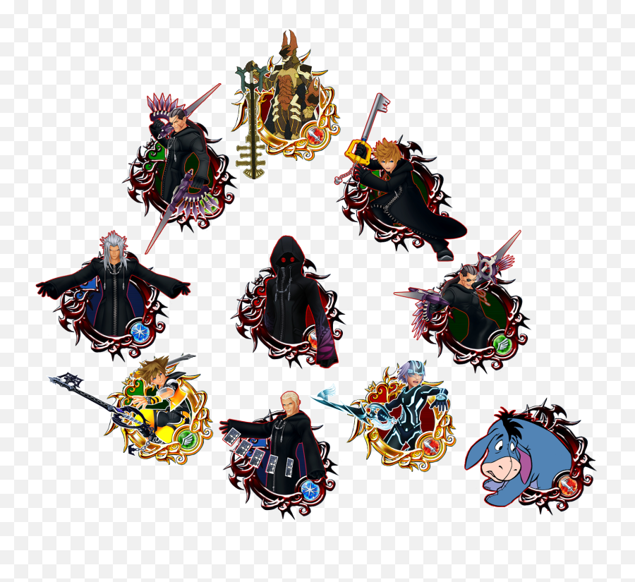 More Custom Medals Iu0027ve Made Bonus Reverse Eeyore Ex Khux - Birth By Sleep Terra Armor Png,Eeyore Transparent