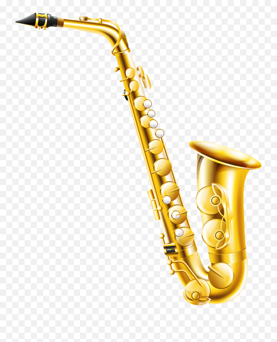 Saxophone Png Clipart - Saxophone Png,Saxophone Transparent Background