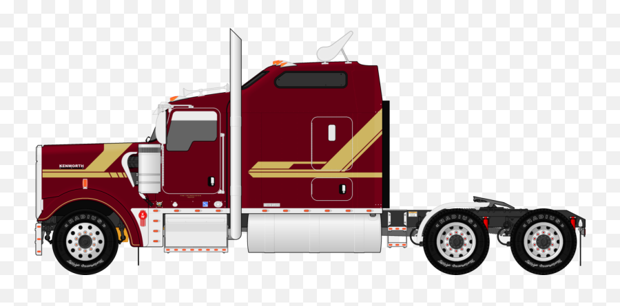 Kenworth W900 Peterbilt Truck Clip Art - Commercial Vehicle Png,W900 Icon