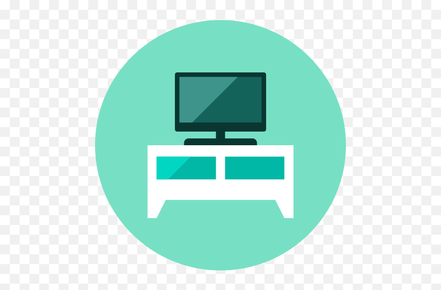 Television Shelf Tv Free Icon Of Kameleon Green Round - Horizontal Png,Shelf Icon