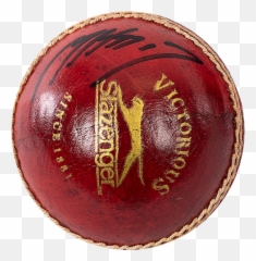 Matthew Hoggard Signed Red Cricket Ball - For Cricket Png,Slazenger Icon