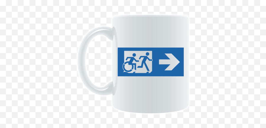 Exit Incorporated Emergency Sign With Accessible - Serveware Png,Blue Exit Icon
