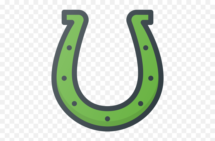 Day Horseshoe Luck Patrick St Icon - Horse Shoe St Patricks Png,Horseshoe Png