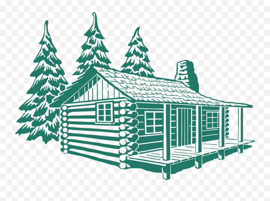 Shack Cabin Wood - Draw A Log Cabin Png,Shack Png