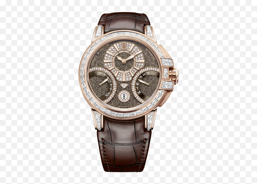 Ocean Sparkling Biretrograde Automatic - Harry Winston 2019 Harry Winston Ocean Big Date Png,Icon Retrograde