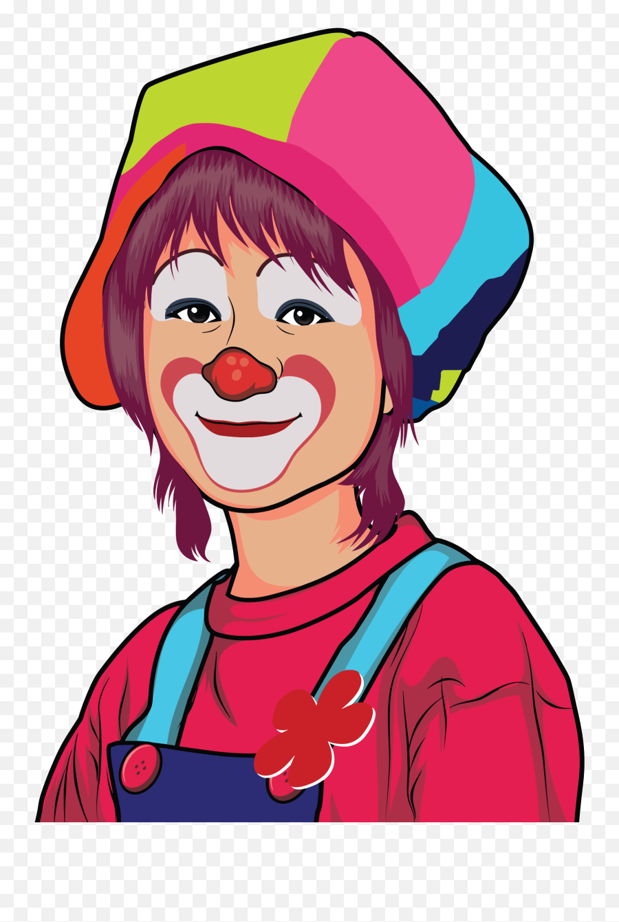 Clown Face Clipart Png - Cartoon Joker Images For Drawing,Joker Face Png