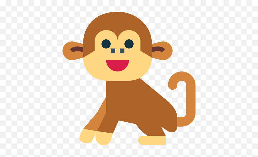 Monkey - Free Animals Icons Happy Png,Monkey Icon Png