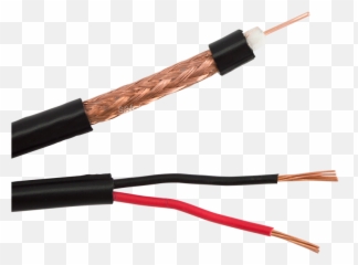 Rg59 U Siamese Cctv Combo Coaxial Cable 20awg 182 18awg Png