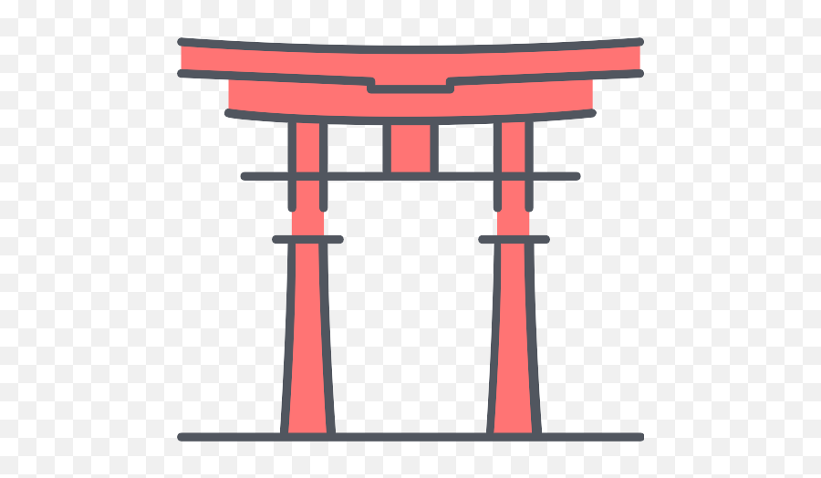 Multicolor Japan20kanji Svg Vectors And Icons - Png Repo Temple,Torii Gate Icon