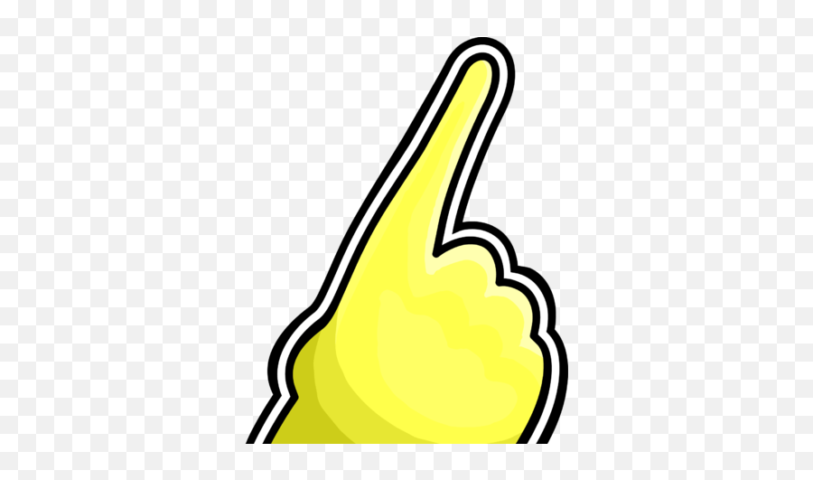 Yellow Foam Finger Club Penguin Rewritten Wiki Fandom - Thumb Png,Foam Finger Png