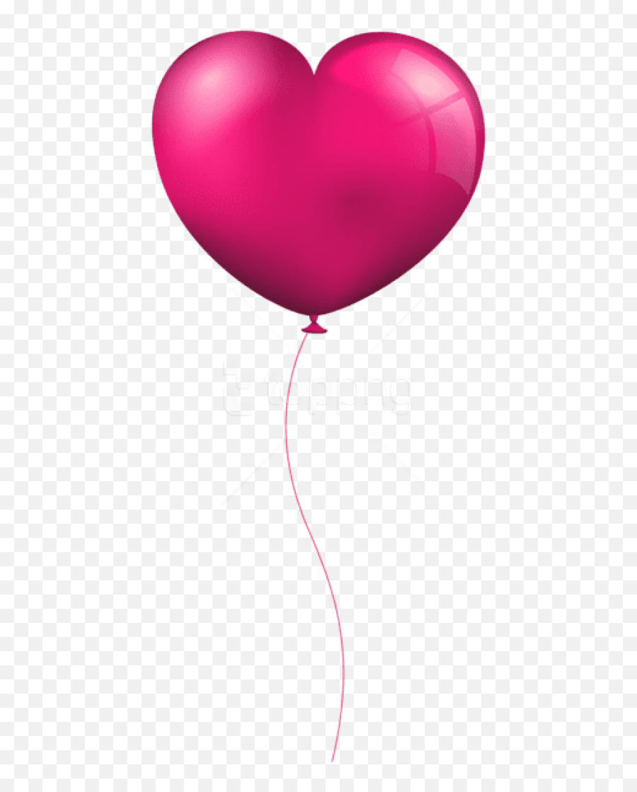Free Png Download Pink Heart Balloon Images Background - Balloon,Balloons Png Transparent Background