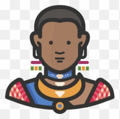 Traditional African Woman Icon Free Avatars Iconset - African Woman Png
