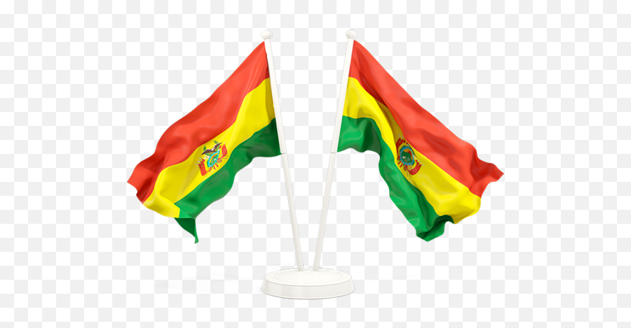 Two Waving Flags - Ghana Waving Flag Png,Bolivia Flag Png