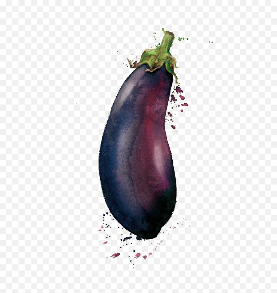 Download Watercolor Painting Vegetable Drawing Illustration - Eggplant Watercolor Painting Png,Eggplant Transparent Background