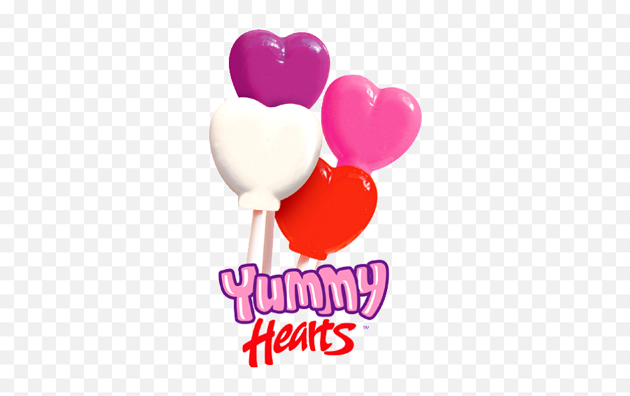 Yummy Hearts Gourmet Lollipops 1 Oz - Heart Png,Yummy Png