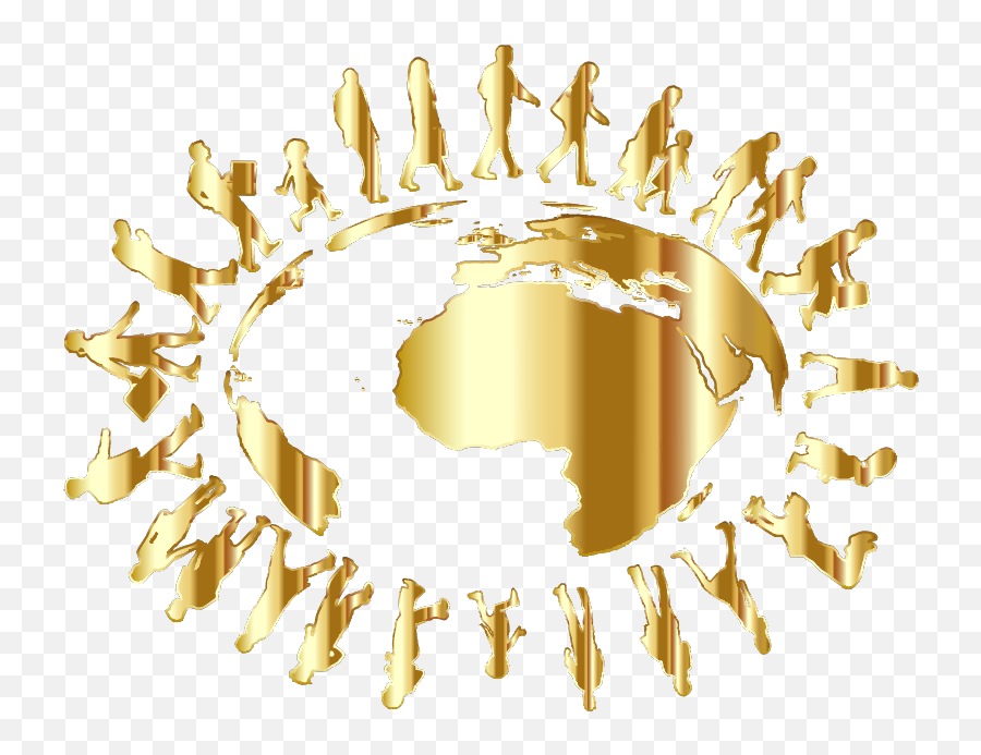 Gold Globe Png Images In - Gold Transparent Globe Logo,Gold Globe Png