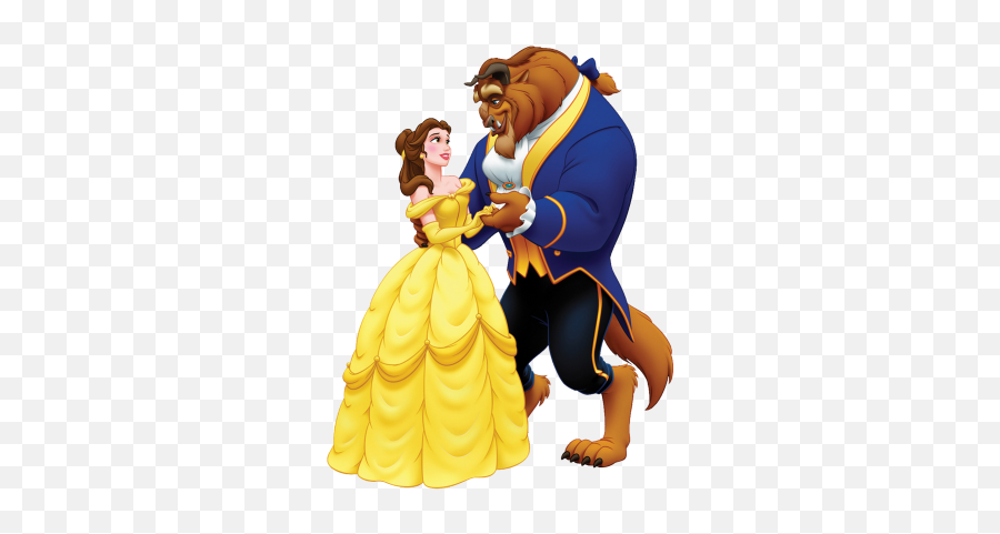 Disney Belle And Beast Transparent - Bella Y La Bestia Disney Png,Belle Transparent