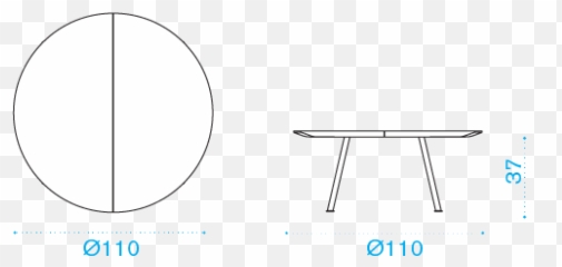 Agave Square Coffee Table 110cm Ethimo - Circle Png,Agave Png