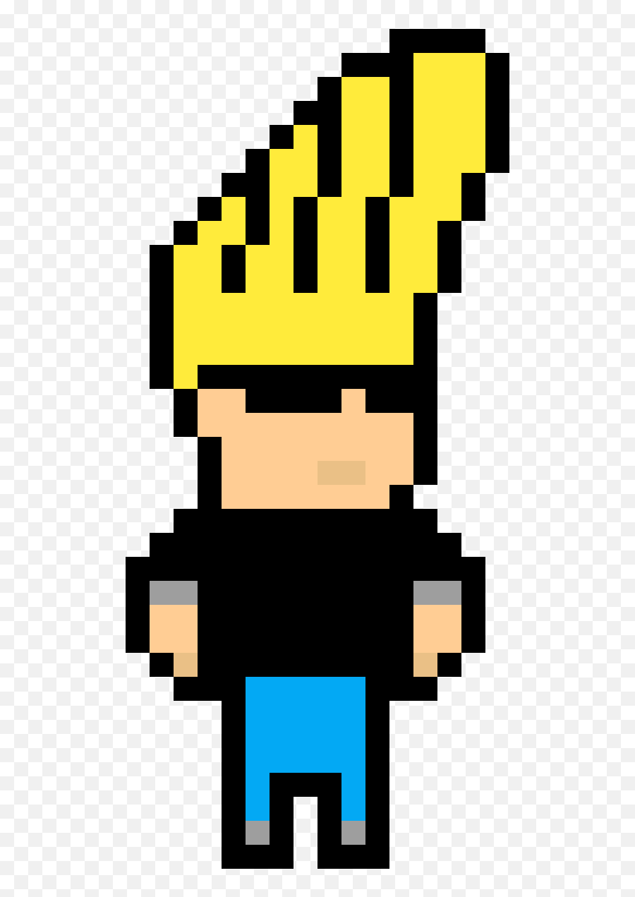 Pixilart - Johnny Bravo By Be83 8 Bit Mario Bob Omb Png,Johnny Bravo Png