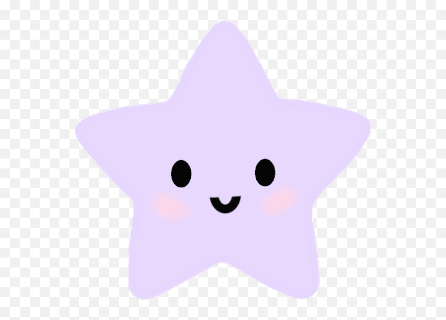 Download Hd Purple Star Icon - Icon Png Cute Star Cute Cartoon Star Transparent,Purple Star Png