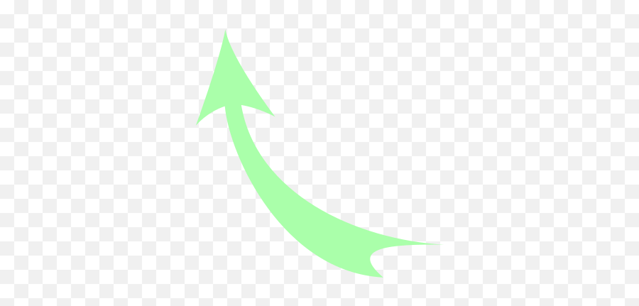 Curved - Arrowltgreen Clip Art At Clkercom Vector Clip Art Curved Arrow Green Png,Curved Arrow Transparent