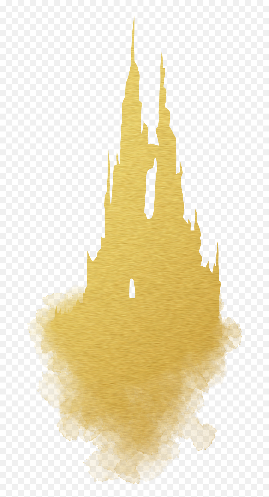 Download Hd Castle Gold Foil - Illustration Png,Gold Foil Png