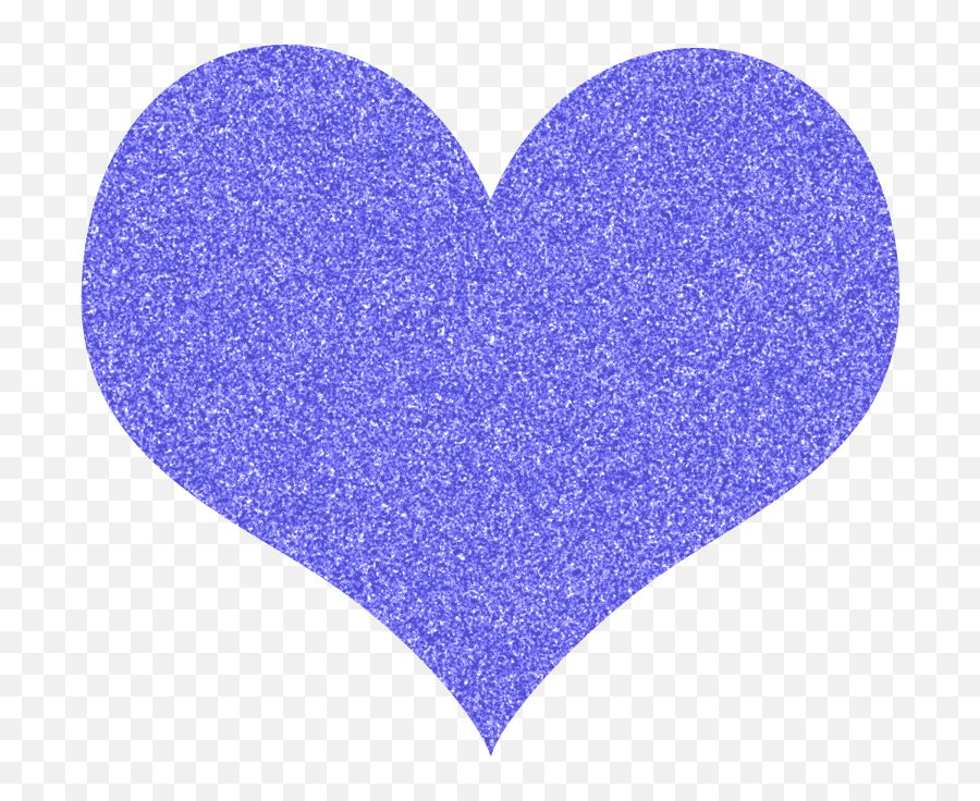 Purple Glitter Png - Transparent Background Glitter Heart Clipart,Purple Glitter Png